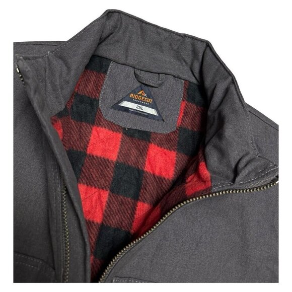 Ridgecut PLAID Outdoor Hunting Fishing Heavy Duty Waterproof Outdoor Vest 2XL - Picture 3 of 5